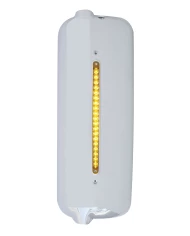 (CARD) CHROME PLASTIC 2005 AND OLDER FL MIRROR COVER WITH 12" LED LIGHT BAR, DRIVER SIDE - 19 AMBER/AMBER LED WITH REFLECTOR (CARD) CHROME PLASTIC 2005 AND OLDER FL MIRROR COVER WITH 12" LED LIGHT BAR, DRIVER SIDE - 19 AMBER/AMBER LED WITH REFLECTOR