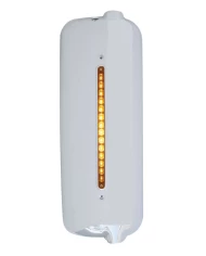 (CARD) CHROME PLASTIC 2005 AND OLDER FREIGHTLINER MIRROR COVER WITH 12" LED LIGHT BAR, PASSENGER SIDE - 14 AMBER/AMBER LED (CARD) CHROME PLASTIC 2005 AND OLDER FREIGHTLINER MIRROR COVER WITH 12" LED LIGHT BAR, PASSENGER SIDE - 14 AMBER/AMBER LED