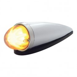 UP36762-9 LED Dual Function GloLight Watermelon Cab Light Kit - Amber LED/Clear Lens