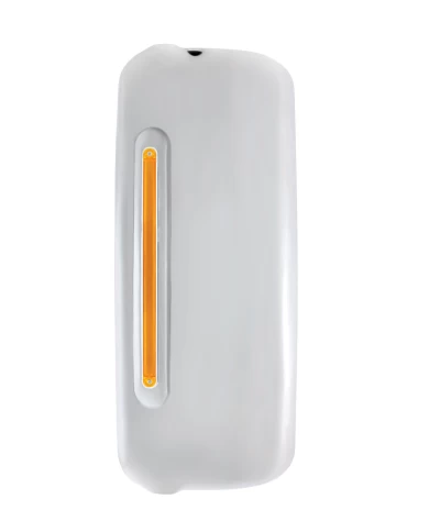 (BOX) LED FREIGHTLINER MIRROR COVER - GLO LIGHT - AMBER LED/AMBER LENS - DRIVER (BOX) LED FREIGHTLINER MIRROR COVER - GLO LIGHT - AMBER LED/AMBER LENS - DRIVER