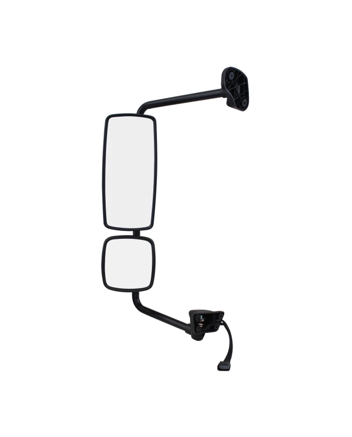 (BOX) CHROME FREIGHTLINER M2 EXTERIOR MIRROR ASSEMBLY WITH DEFROST - DRIVER (BOX) CHROME FREIGHTLINER M2 EXTERIOR MIRROR ASSEMBLY WITH DEFROST - DRIVER