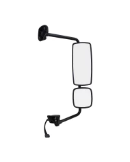 (BOX) CHROME FREIGHTLINER M2 EXTERIOR MIRROR ASSEMBLY WITH DEFROST - PASSENGER