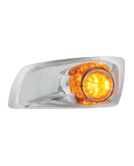 (BOX) 17 AMBER LED KENWORTH T660 DRIVER FRONT BUMPER DUAL FUNCTION WATERMELON STYLE LIGHT - AMBER LENS (BOX) 17 AMBER LED KENWORTH T660 DRIVER FRONT BUMPER DUAL FUNCTION WATERMELON STYLE LIGHT - AMBER LENS
