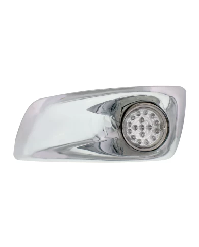 (BOX) 17 AMBER LED KENWORTH T660 DRIVER FRONT BUMPER DUAL FUNCTION CLEAR STYLE LIGHT W/ REFLECTOR - CLEAR LENS (BOX) 17 AMBER LED KENWORTH T660 DRIVER FRONT BUMPER DUAL FUNCTION CLEAR STYLE LIGHT W/ REFLECTOR - CLEAR LENS