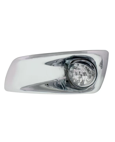 (BOX) 17 AMBER LED KENWORTH T660 DRIVER FRONT BUMPER SINGLE FUNCTION WATERMELON STYLE LIGHT W/ REFLECTOR W/ VISOR - CLEAR LENS (BOX) 17 AMBER LED KENWORTH T660 DRIVER FRONT BUMPER SINGLE FUNCTION WATERMELON STYLE LIGHT W/ REFLECTOR W/ VISOR - CLEAR LENS