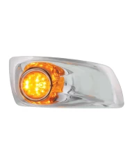 (BOX) 17 AMBER LED KENWORTH T660 PASSENGER FRONT BUMPER DUAL FUNCTION WATERMELON STYLE LIGHT - AMBER LENS (BOX) 17 AMBER LED KENWORTH T660 PASSENGER FRONT BUMPER DUAL FUNCTION WATERMELON STYLE LIGHT - AMBER LENS