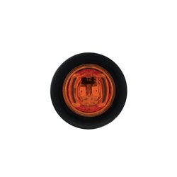 UP36849B-2 LED 3/4" Mini Light (Clearance/Marker) With Rubber Grommet - Amber LED/Amber Lens (Bulk)