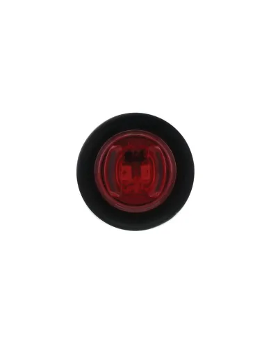 UP36850B-2 LED 3/4" Mini Light (Clearance/Marker) With Rubber Grommet - Red LED/Red Lens (Bulk)