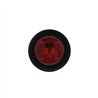 UP36850B-2 LED 3/4" Mini Light (Clearance/Marker) With Rubber Grommet - Red LED/Red Lens (Bulk)
