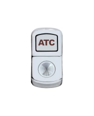 (BULK) CHROME PLASTIC "ATC" ROCKER SWITCH COVER - INDENTED (BULK) CHROME PLASTIC "ATC" ROCKER SWITCH COVER - INDENTED
