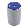 UP23737-"Emergency" 3" Air Valve Knob - Blue Glossy Sticker