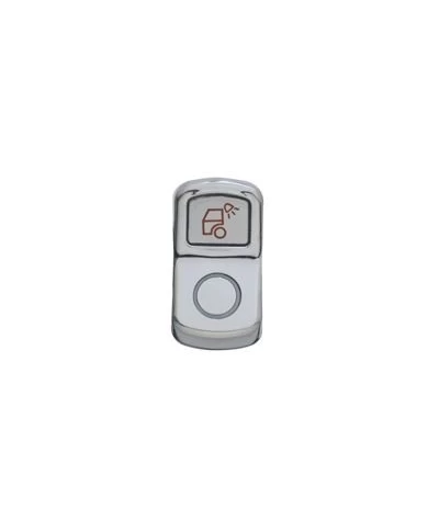 (CARD) CHROME PLASTIC "LOAD LIGHT" ROCKER SWITCH COVER - PLAIN (CARD) CHROME PLASTIC "LOAD LIGHT" ROCKER SWITCH COVER - PLAIN