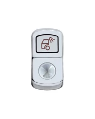 (BULK) CHROME PLASTIC "LOAD LIGHT" ROCKER SWITCH COVER - INDENTED (BULK) CHROME PLASTIC "LOAD LIGHT" ROCKER SWITCH COVER - INDENTED