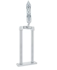 (BOX) CHROME 11" AIR HORN VALVE WITH "DAYTONA" SPIKE GRIP