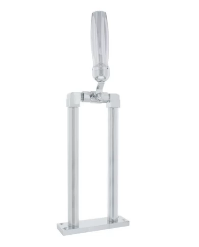 (BOX) CHROME 11" AIR HORN VALVE WITH "VEGAS" GROOVED GRIP (BOX) CHROME 11" AIR HORN VALVE WITH "VEGAS" GROOVED GRIP