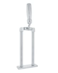 (BOX) CHROME 11" AIR HORN VALVE WITH "VEGAS" GROOVED GRIP