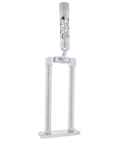 (BOX) CHROME 11" AIR HORN VALVE WITH "AUSTIN" GUN CYLINDER GRIP (BOX) CHROME 11" AIR HORN VALVE WITH "AUSTIN" GUN CYLINDER GRIP