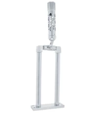 (BOX) CHROME 11" AIR HORN VALVE WITH "AUSTIN" GUN CYLINDER GRIP