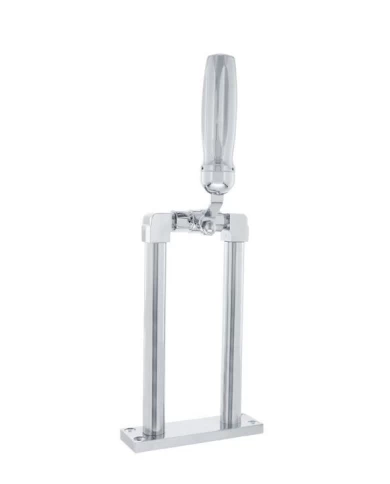 (BOX) CHROME 9" AIR HORN VALVE WITH "VEGAS" GROOVED GRIP (BOX) CHROME 9" AIR HORN VALVE WITH "VEGAS" GROOVED GRIP