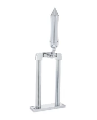 (BOX) CHROME 9" AIR HORN VALVE WITH "TALLADEGA" SPIKE GRIP