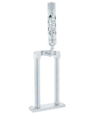 (BOX) CHROME 9" AIR HORN VALVE WITH "AUSTIN" GUN CYLINDER GRIP