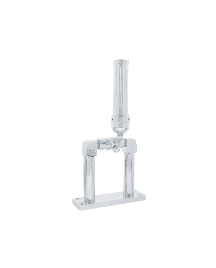 (BOX) CHROME 4" AIR HORN VALVE WITH "DALLAS" GROOVED GRIP