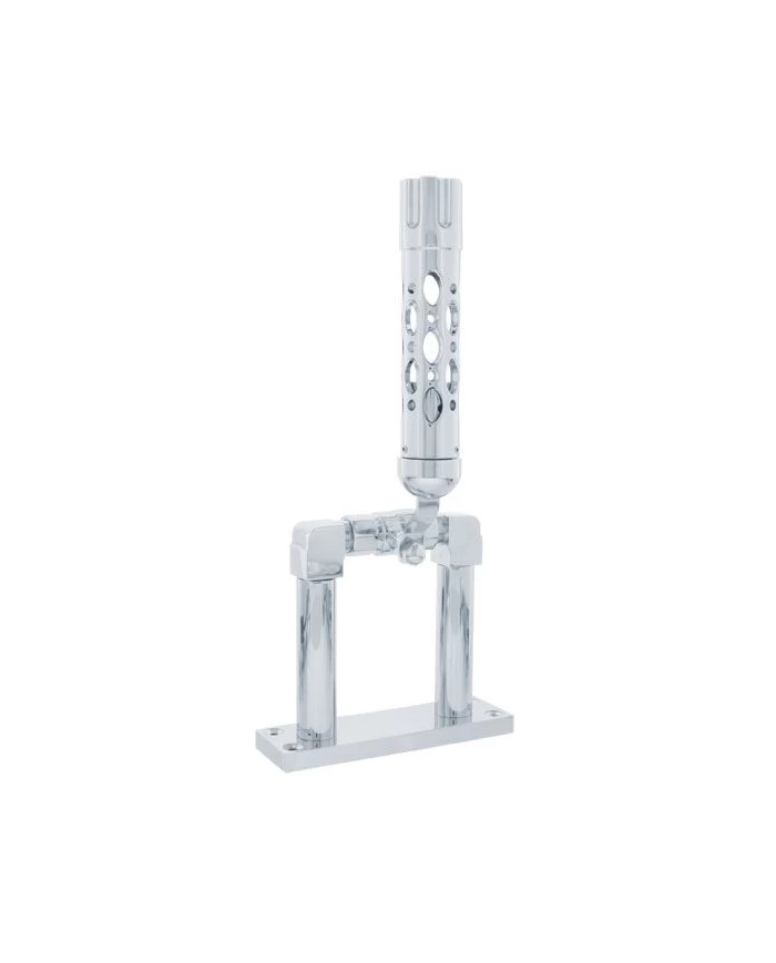 (BOX) CHROME 4" AIR HORN VALVE WITH "AUSTIN" GUN CYLINDER GRIP