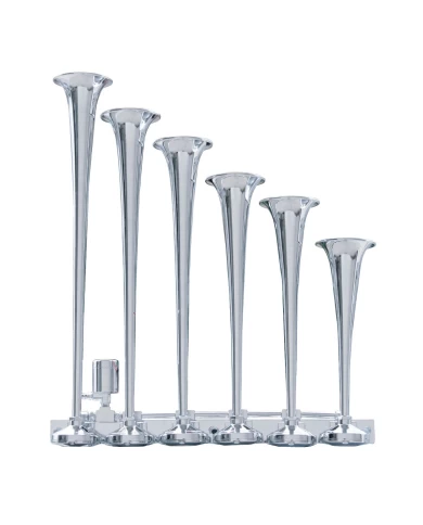 (BOX) HEAVY DUTY 6 TRUMPET TRAIN HORN - LONG TRUMPET ON LEFT (BOX) HEAVY DUTY 6 TRUMPET TRAIN HORN - LONG TRUMPET ON LEFT