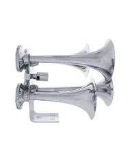 (BOX) 4 TRUMPET CHROME TRAIN HORN - COMPETITION SERIES (BOX) 4 TRUMPET CHROME TRAIN HORN - COMPETITION SERIES