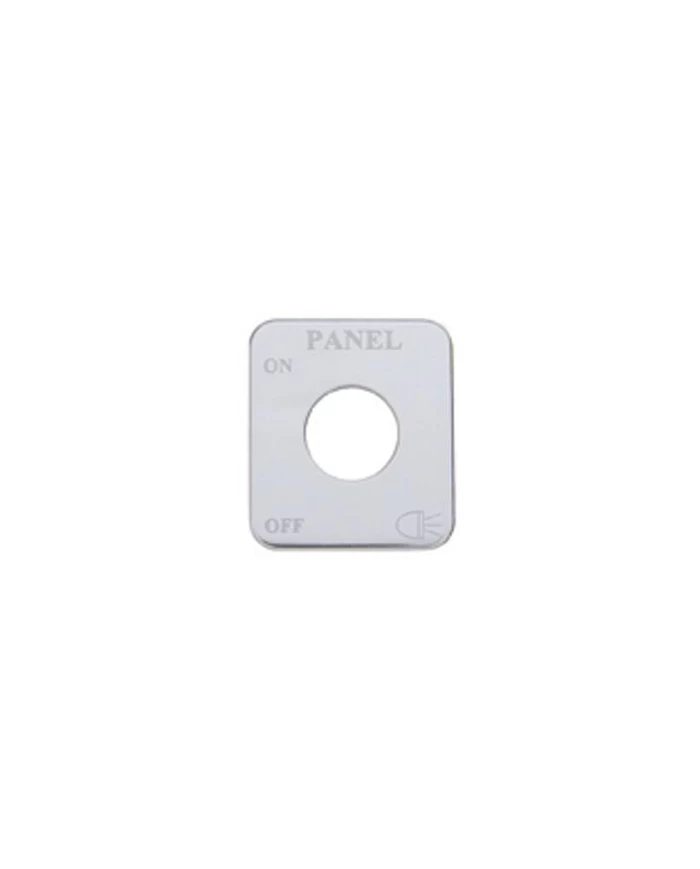 (CARD) STAINLESS STEEL FREIGHTLINER SWITCH PLATE - PANEL LIGHTS (CARD) STAINLESS STEEL FREIGHTLINER SWITCH PLATE - PANEL LIGHTS