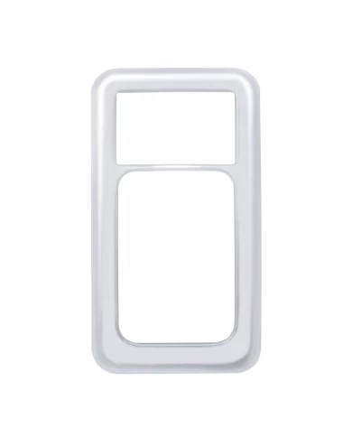 (CARD) STAINLESS STEEL INTERNATIONAL PADDLE SWITCH PLATE - PLAIN (LARGE) (CARD) STAINLESS STEEL INTERNATIONAL PADDLE SWITCH PLATE - PLAIN (LARGE)