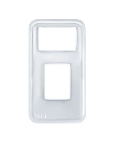 (CARD) STAINLESS STEEL INTERNATIONAL PADDLE SWITCH PLATE - PLAIN (SMALL) (CARD) STAINLESS STEEL INTERNATIONAL PADDLE SWITCH PLATE - PLAIN (SMALL)