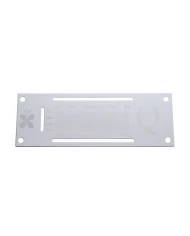 (CARD) STAINLESS STEEL KENWORTH A/C & HEATER CONTROL PLATE W/O OPENING (CARD) STAINLESS STEEL KENWORTH A/C & HEATER CONTROL PLATE W/O OPENING