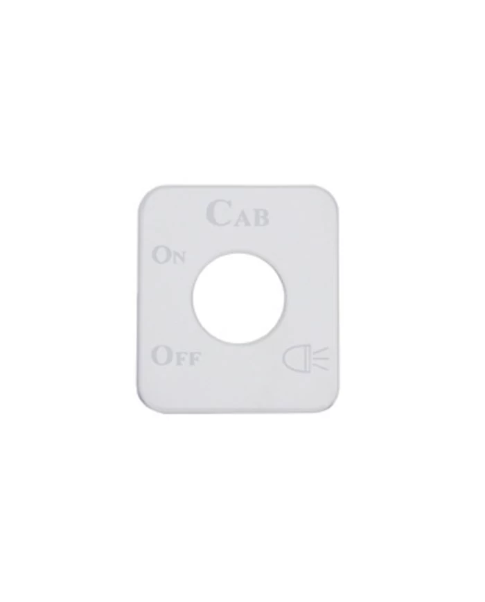 (CARD) STAINLESS STEEL KENWORTH SWITCH PLATE - CAB LIGHT (CARD) STAINLESS STEEL KENWORTH SWITCH PLATE - CAB LIGHT