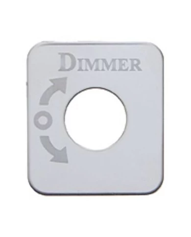 (CARD) STAINLESS STEEL KENWORTH SWITCH PLATE - DIMMER (CARD) STAINLESS STEEL KENWORTH SWITCH PLATE - DIMMER