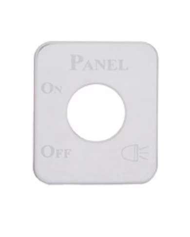 (CARD) STAINLESS STEEL KENWORTH SWITCH PLATE - PANEL LIGHT (CARD) STAINLESS STEEL KENWORTH SWITCH PLATE - PANEL LIGHT