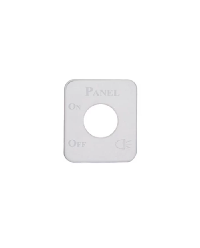 (CARD) STAINLESS STEEL KENWORTH SWITCH PLATE - PANEL LIGHT (CARD) STAINLESS STEEL KENWORTH SWITCH PLATE - PANEL LIGHT