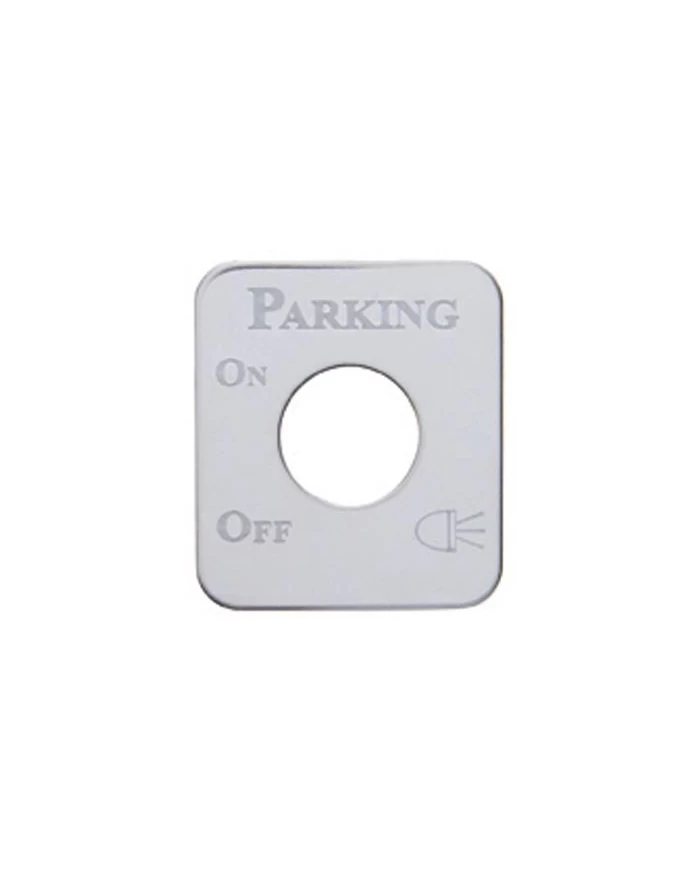 (CARD) STAINLESS STEEL KENWORTH SWITCH PLATE - PARKING LIGHTS (CARD) STAINLESS STEEL KENWORTH SWITCH PLATE - PARKING LIGHTS