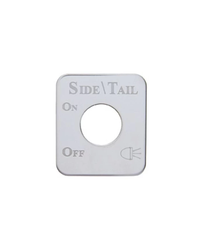 (CARD) STAINLESS STEEL KENWORTH SWITCH PLATE - SIDE/TAIL (CARD) STAINLESS STEEL KENWORTH SWITCH PLATE - SIDE/TAIL