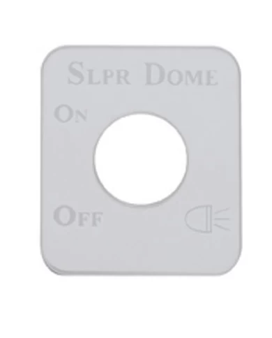(CARD) STAINLESS STEEL KENWORTH SWITCH PLATE - SLEEPER DOME (CARD) STAINLESS STEEL KENWORTH SWITCH PLATE - SLEEPER DOME