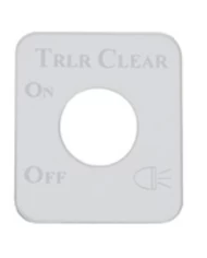 (CARD) STAINLESS STEEL KENWORTH SWITCH PLATE - TRAILER CLEARANCE (CARD) STAINLESS STEEL KENWORTH SWITCH PLATE - TRAILER CLEARANCE