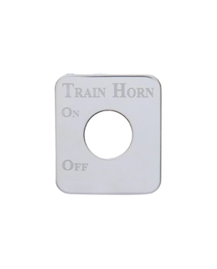(CARD) STAINLESS STEEL KENWORTH SWITCH PLATE - TRAIN HORN (CARD) STAINLESS STEEL KENWORTH SWITCH PLATE - TRAIN HORN
