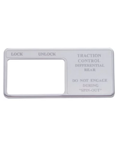 (CARD) STAINLESS STEEL FREIGHTLINER CENTURY SWITCH GUARD - REAR TRACTION CONTROL (CARD) STAINLESS STEEL FREIGHTLINER CENTURY SWITCH GUARD - REAR TRACTION CONTROL