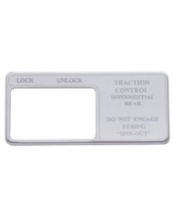 (CARD) STAINLESS STEEL FREIGHTLINER CENTURY SWITCH GUARD - REAR TRACTION CONTROL