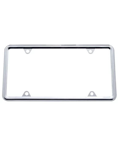 (CARD) CHROME LICENSE PLATE FRAME (CARD) CHROME LICENSE PLATE FRAME