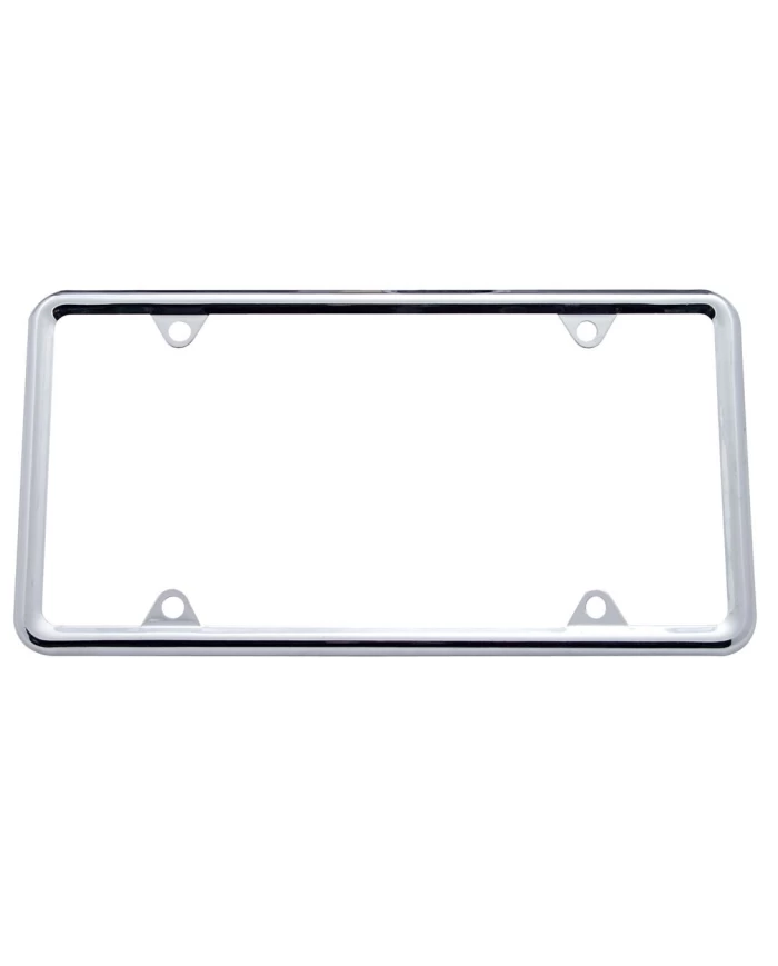 (CARD) CHROME LICENSE PLATE FRAME