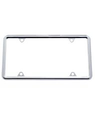 (CARD) CHROME LICENSE PLATE FRAME