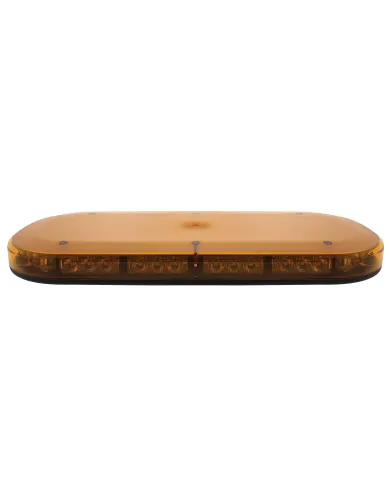 UP36936-42 High Power LED Micro Warning Light Bar With Amber Lens - Magnet Mount