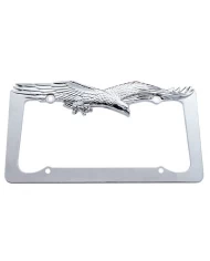 (CARD) CHROME FLYING EAGLE LICENSE FRAME (CARD) CHROME FLYING EAGLE LICENSE FRAME