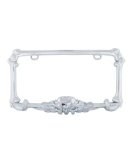 (CARD) CHROME PIRATE LICENSE FRAME